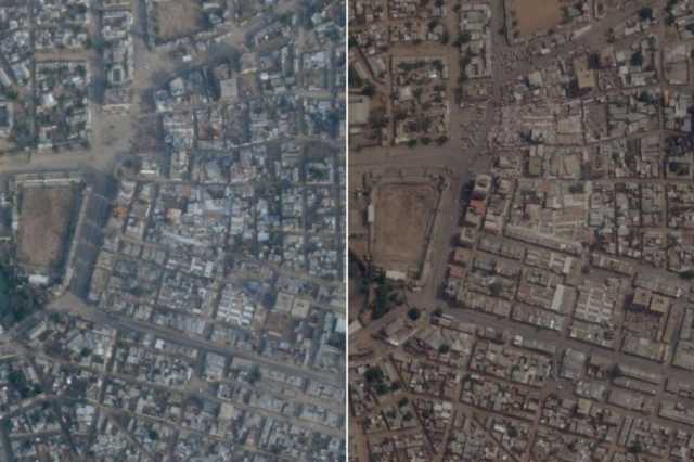 صور أقمار صناعية تفند رواية عودة الحياة إلى الفاشر