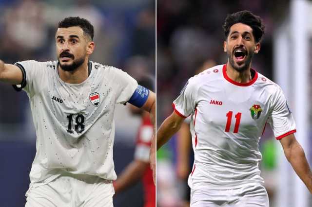 موعد الأردن ضد العراق في ربع نهائي كأس العرب والتشكيلتان والقنوات المفتوحة الناقلة للبث المباشر