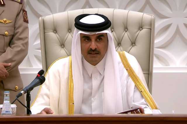 أمير قطر يبحث التطورات في غزة باتصال مع الرئيس الفرنسي