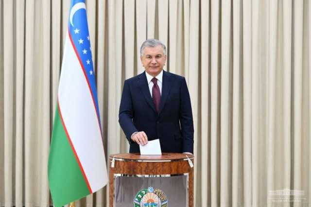 إعادة انتخاب رئيس أوزبكستان شوكت ميرزاييف لولاية ثالثة
