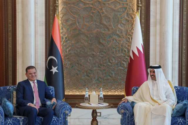 أمير قطر يستقبل رئيس حكومة الوحدة الوطنية الليبية