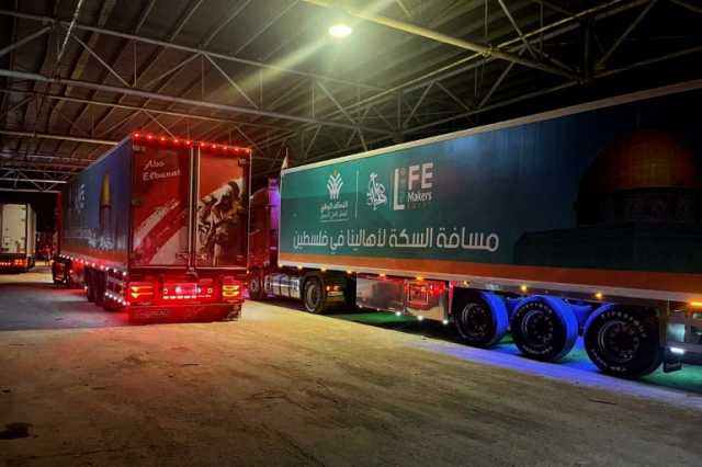 قافلة مساعدات إنسانية جديدة تدخل غزة
