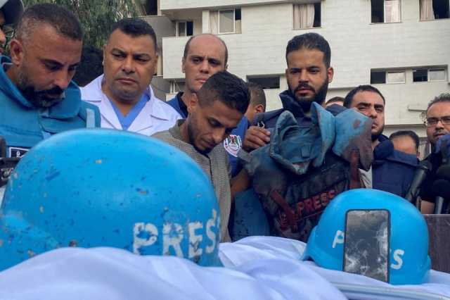 استشهاد 16 صحفيا في العدوان الإسرائيلي على غزة