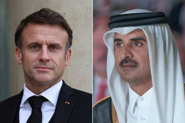 الوضع بغزة ومساهمة قطر بتأمين أولمبياد باريس يتصدران مباحثات الشيخ تميم وماكرون
