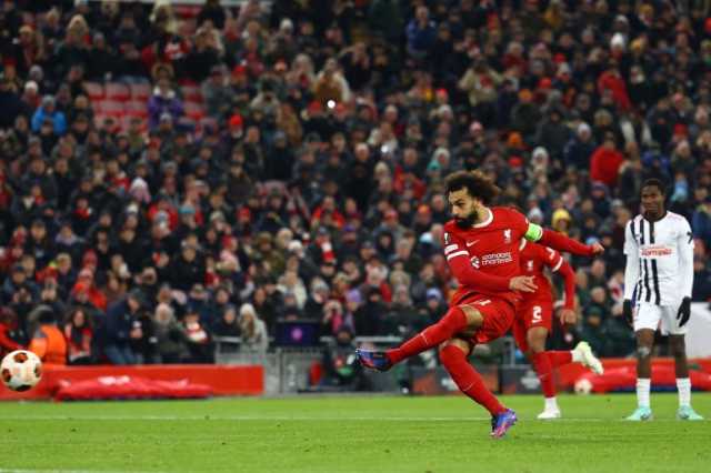 تأهل ليفربول إلى ثمن نهائي الدوري الأوروبي