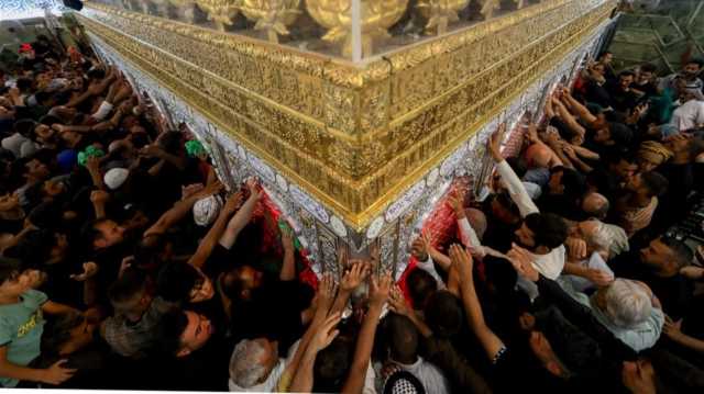 مشاهد من احياء ذكرى وفاة الرسول في النجف