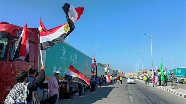 قافلتا مساعدات جديدة في طريقهما من مصر الى غزة