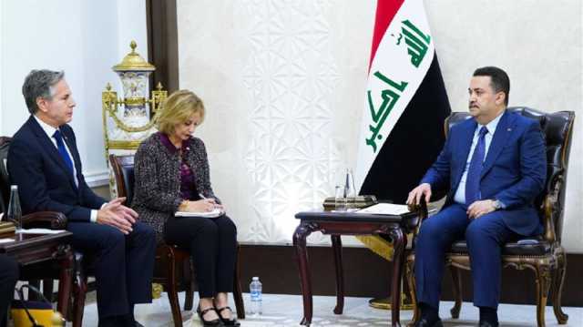 بلينكن يصل الى بغداد