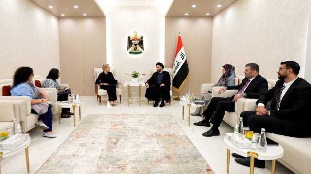 الحكيم يؤكد لبلاسخارت أهمية صياغة العلاقة بين العراق والمنظمات الأممية العاملة فيه