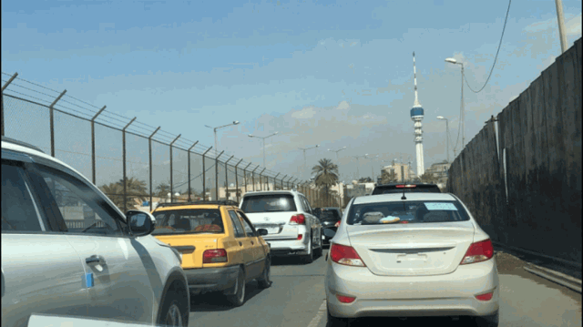 ساحة النسور الأكثر اختناقا.. خارطة كاملة لازدحامات بغداد الان