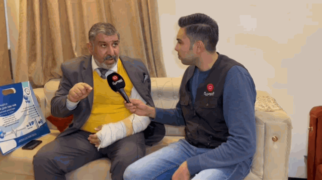 خلاف داخل شركة سفر ينتهي بإصابات بليغة لبروفيسور وعائلته في بغداد (فيديو)