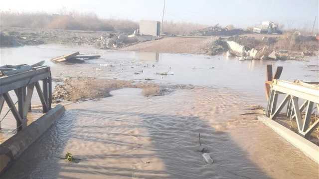 خروج جسر الفتحة الرابط بين كركوك وصلاح الدين عن الخدمة (صور)