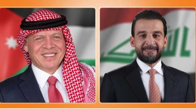 الحلبوسي والملك الأردني يبحثان جهود الإغاثة الإنسانية في غزة