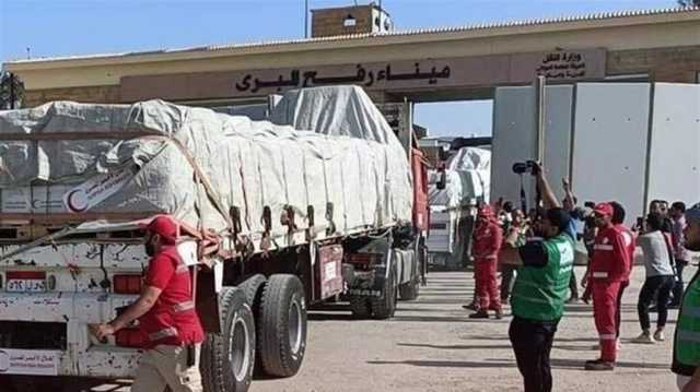الكشف عن عدد الشاحنات التي تدخل غزة يومياً