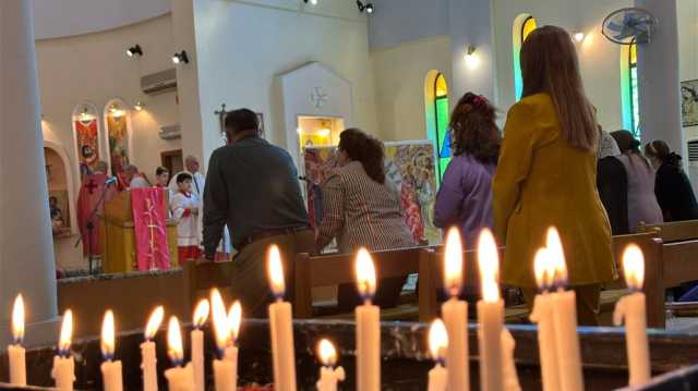 قام من بين الأموات ووطأ الموت بالموت.. السومرية ترافق قدّاس عيد الفصح ببغداد