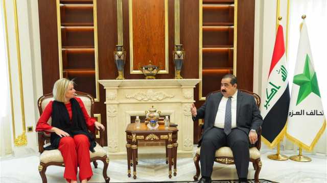 السامرائي وبلاسخارت يبحثان تقييم التطورات السياسية في العراق