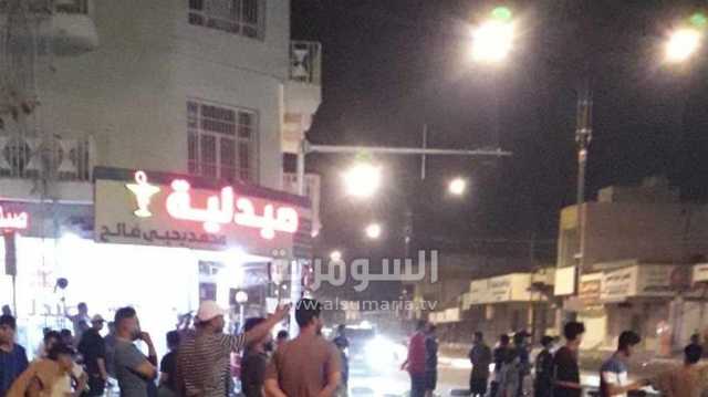 في الديوانية.. العشرات يتظاهرون احتجاجاً على تردي الكهرباء
