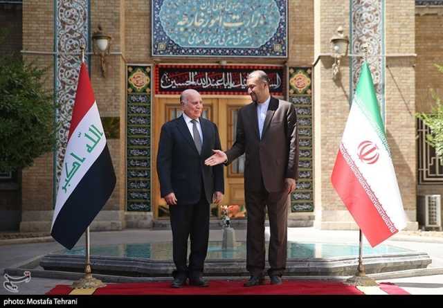 وزير الخارجية الإيراني يستقبل نظيره العراقي في طهران