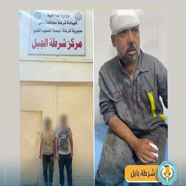 شرطة بابل: المعتدون بالضرب على عامل النظافة في قبضة العدالة