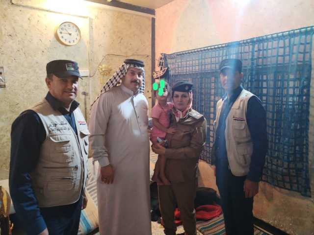 المجتمعية تصل الى الطفلة المعنفة ببغداد وتلاحق أباها لاعتقاله (فيديو)