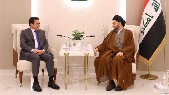 الحكيم والاعرجي يؤكدان أهمية تنفيذ الاتفاقات الأمنية بين العراق ودول الجوار