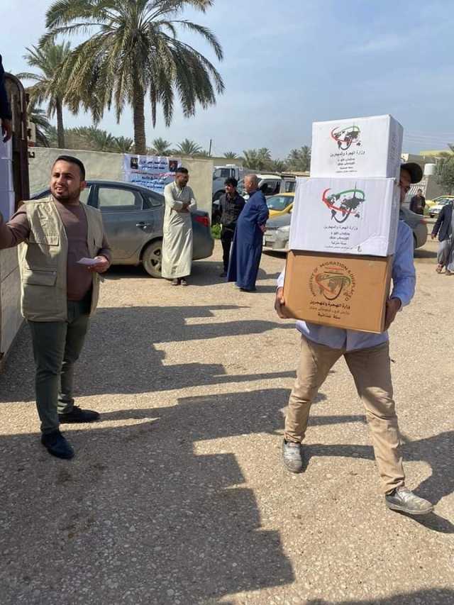 توزيع 269 حصة إغاثية بين العائدين حديثًا الى ديالى