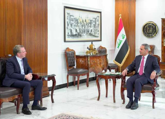 رئيس مجلس القضاء يستقبل السفير الفرنسي الجديد