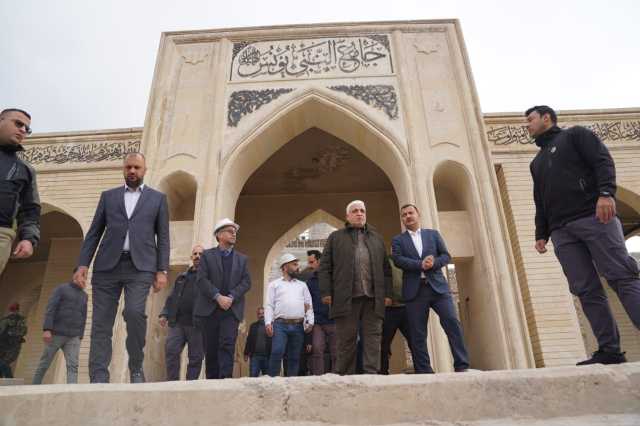 الفياض يزور مرقد وجامع النبي يونس في الموصل