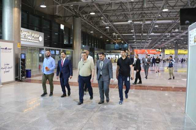 المدير الجديد لمطار النجف يباشر مهامه ويوجه بحملة عاجلة