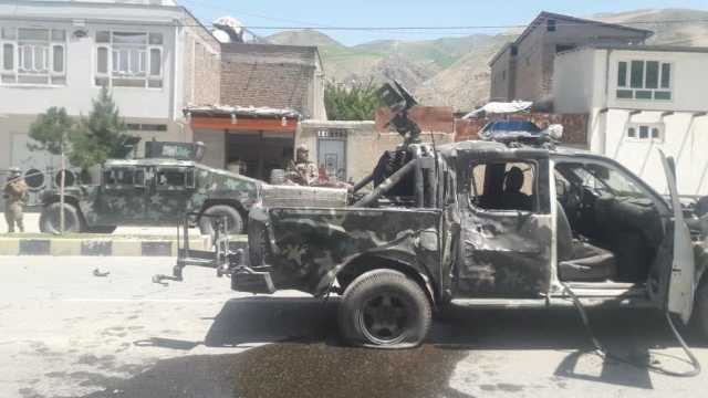24 قتيلاً وجريحًا من طالبان بإنفجار استهدف رتل عسكري شمال شرق أفغانستان