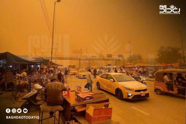 موجة غبارية تبدأ من الأنبار وتتجه الى 5 محافظات