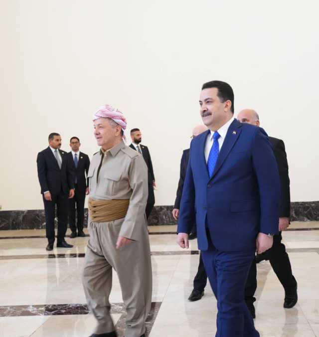 أربيل تعلق على زيارة بارزاني الى بغداد: لن تكون عادية