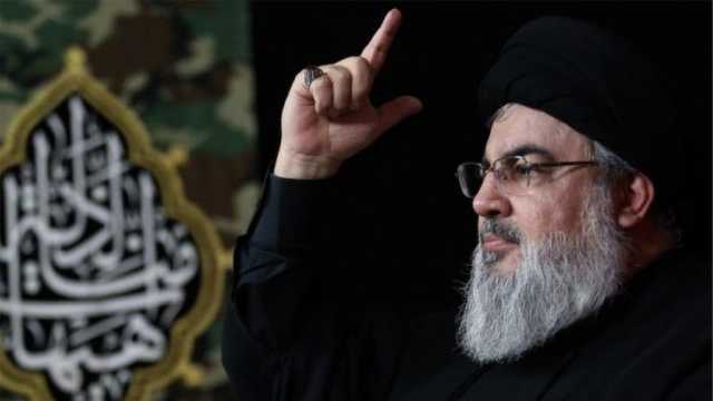 نصر الله يحذر إسرائيل من التمادي في استهداف المدنيين