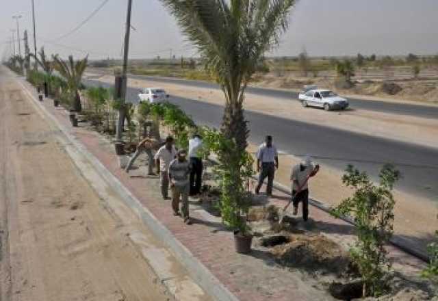 في العراق.. تشجير شارع يكلف خزينة الدولة 124 مليار دينار