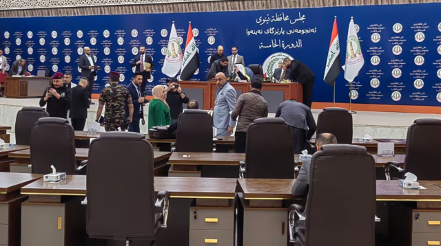 بعد جلسة الاستبدال الشامل.. الكرد والسنة يهجرون مجلس نينوى بعد انفراد اطاري - عاجل