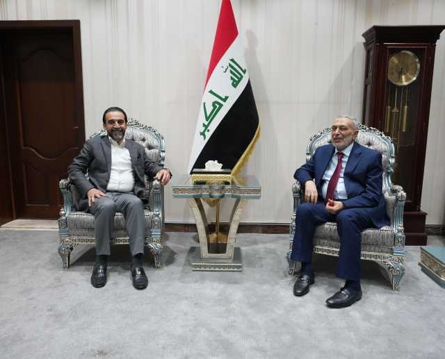 المشهداني يستقبل رئيس البرلمان المقال ويناقش معه القوانين وتفعيل دور مجلس النواب