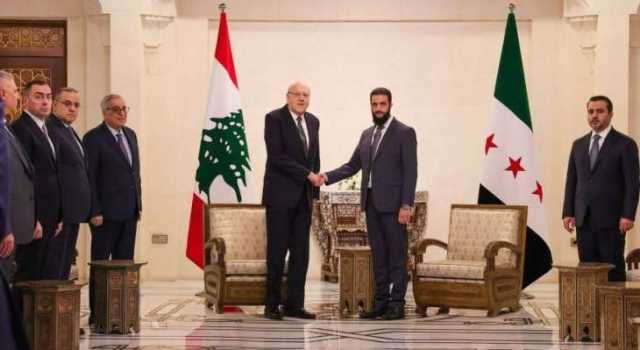 الشرع لميقاتي: نسعى لعلاقات إيجابية ونقف على مسافة واحدة من اللبنانيين