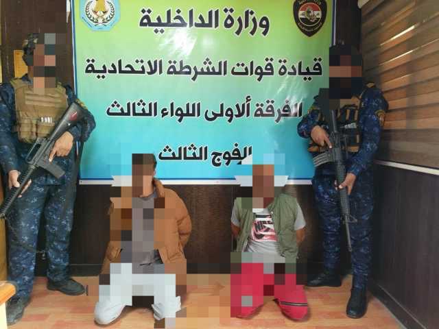 القبض على 5 مخالفين استغلوا الطرق والارصفة كـ كراجات في بغداد