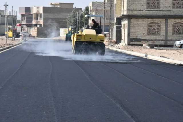 الإعمار: إنجاز مشروع تبليط شوارع قضاء بلد مطلع حزيران المقبل