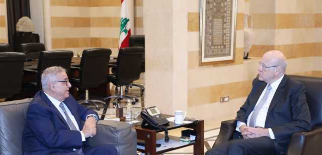 ميقاتي التقى بو حبيب... وعرض مع بدران شؤون الجامعة اللبنانية