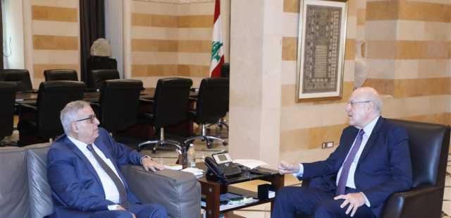 ميقاتي التقى بو حبيب.. والأخير اطلعه على نتائج اجتماع لجنة الاتصال الوزارية العربية بشأن سوريا