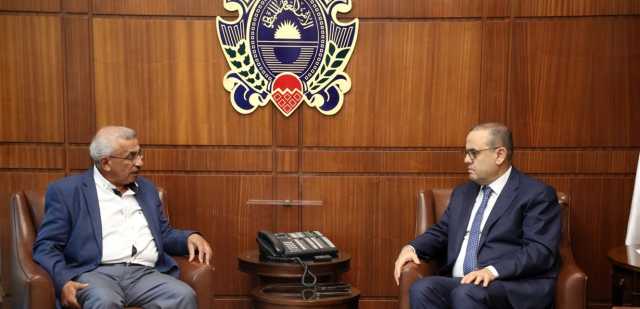 البيسري بحث والنائب سعد في تطورات مخيم عين الحلوة