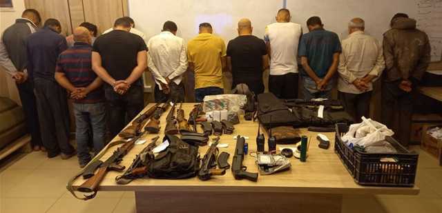 عملية دهم وتوقيف 13 شخصًا في البقاع لتورطهم في إشكال عائلي تخلّله إطلاق نار