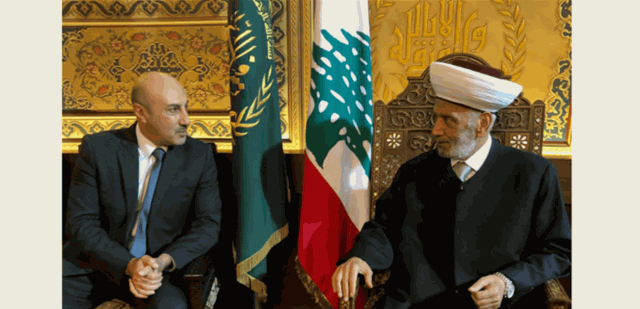 دريان استقبل صليبا وبحث معه في الأوضاع العامة