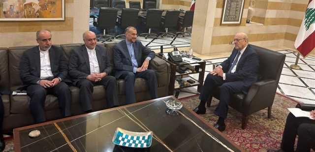 عبداللهيان يلتقي ميقاتي في السراي