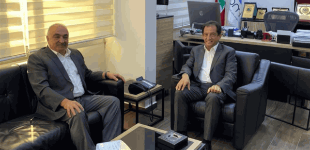 الحجار بحث مع جبران أزمة مياه الشفة في اقليم الخروب