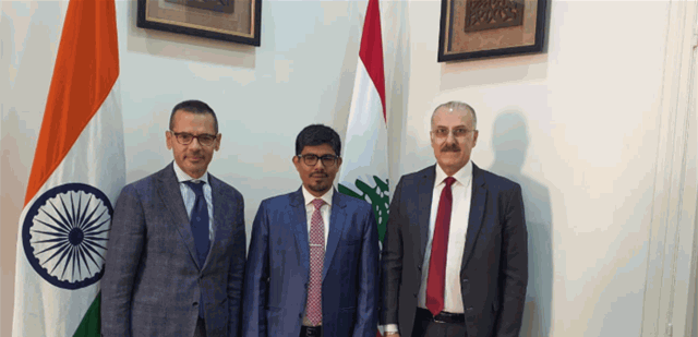لمساعدة لبنان في مجال الأمن الدوائي.. علامة وعبداالله إلتقيا سفيري قطر والهند