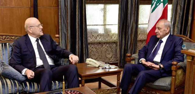 بري يستقبل ميقاتي في عين التينة