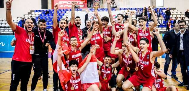 بطولة غرب آسيا دون الـ14 بكرة السلة.. لقب الذكور للبنان والإناث لسوريا