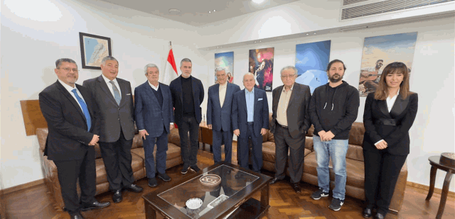 نصار استقبل وفداً من المجلس التنفيذي للمجلس الوطني لإنماء السياحة